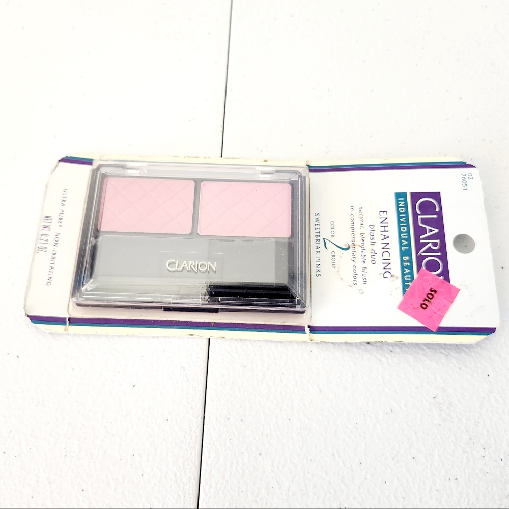 Vintage RARE Clarion Blush Duo Set
